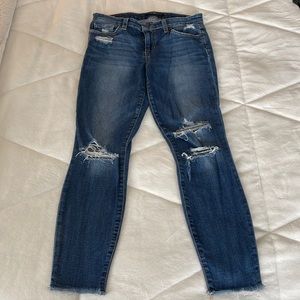 Joe’s “The Monique” ripped ankle jeans. Size 27.